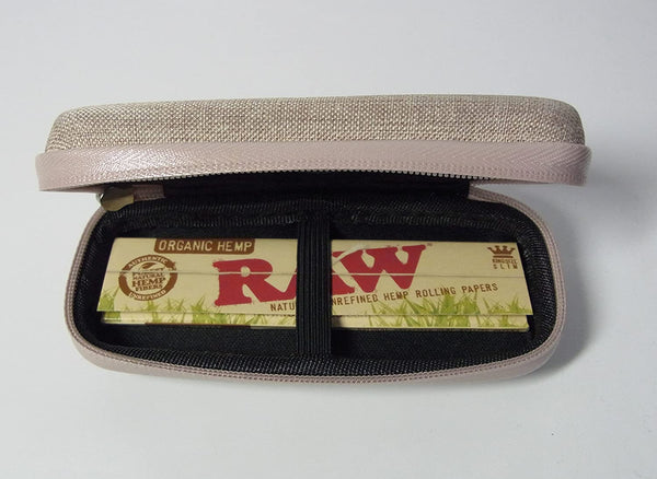 RAW Raw Natural Rolling Papers - Cone Wallet - Zipper Case