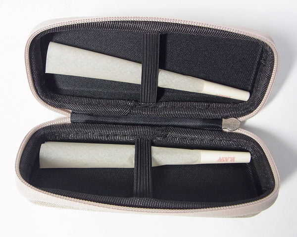 RAW Raw Natural Rolling Papers - Cone Wallet - Zipper Case